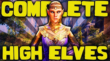 Skyrim - The COMPLETE Guide to the Altmer - Elder Scrolls Lore