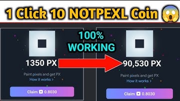 Unlimited NotPixel Coin Trick 100% Working | How To Get Unlimited NotPixel Coin | 1Click 10PX