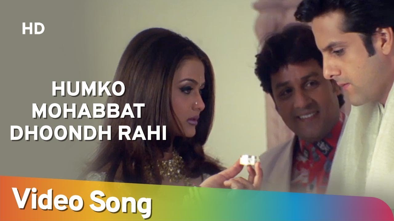 Humko Mohabbat HD  Kitne Door Kitne Paas 2002  Fardeen Khan  Amrita Arora  Roop Kumar Rathod