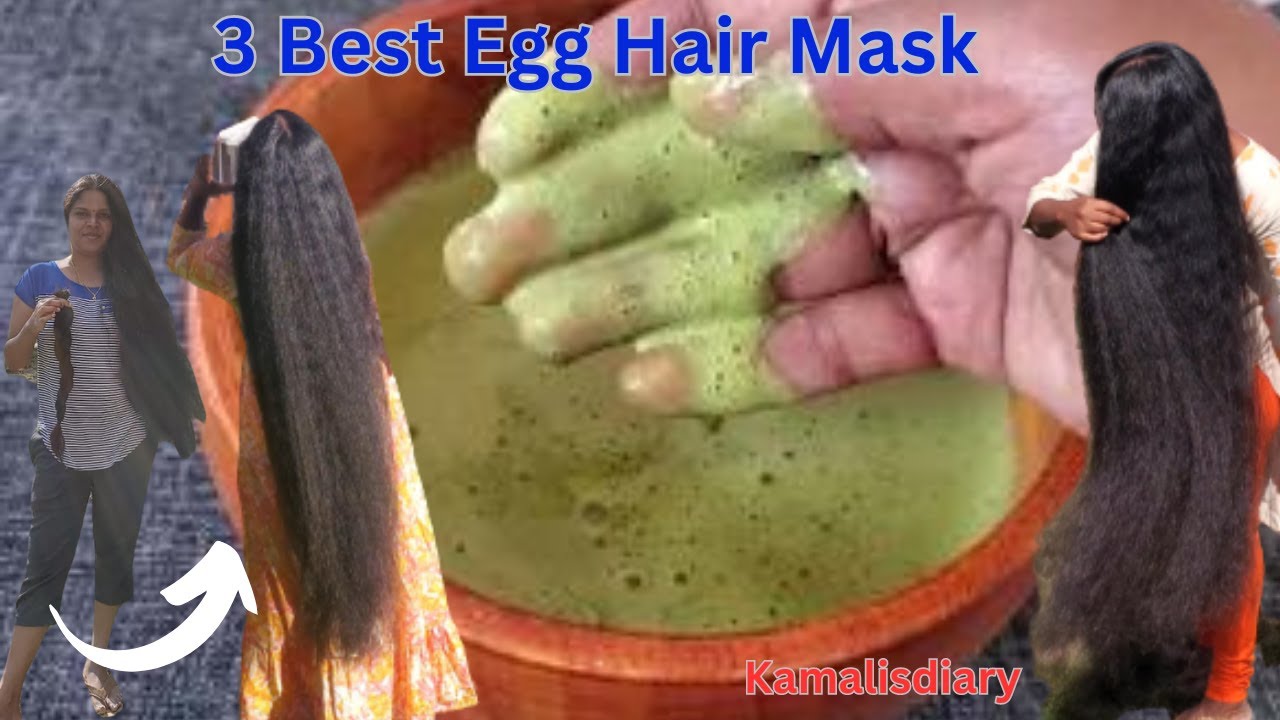 3 Best Egg Mask for Hair growth,Dandruff,splitends Excellent protein for hairKamalisDiaryegg