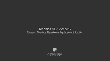 Technics SL-12xx MKx - Tonearm Bearings E̶x̶p̶e̶r̶i̶m̶e̶n̶t̶ Replacement Solution