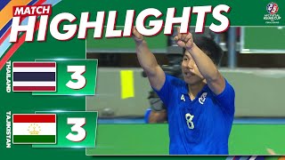 HIGHLIGHT! (Thailand) (3) Vs (3) (Tajikistan) | AFC FUTSAL ASIAN CUP 2024