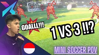 IKUT MABAR DI PERKUMPULAN ASURANSI SE-INDONESIA | MINI SOCCER POV