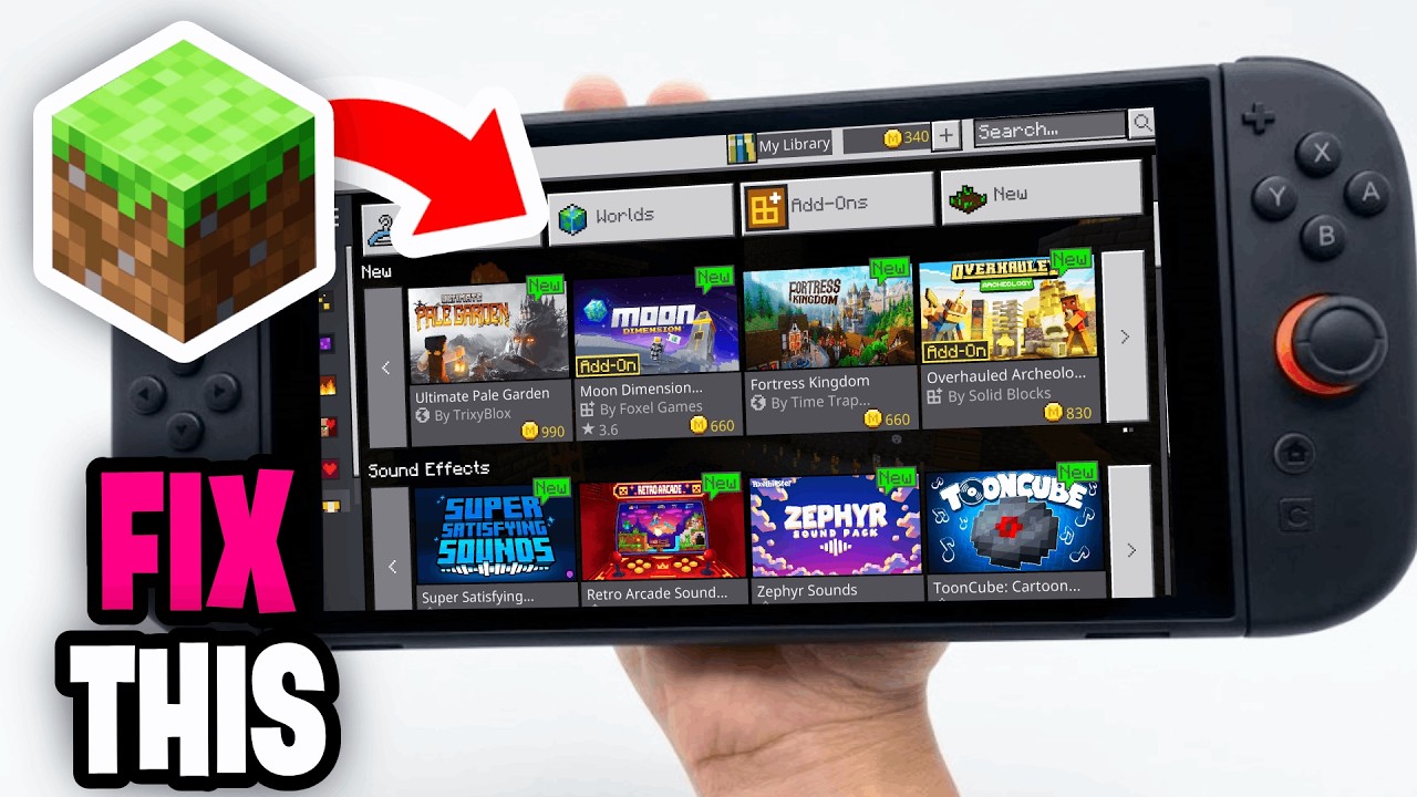 How To Fix Minecraft Marketplace Not Working On Nintendo Switch