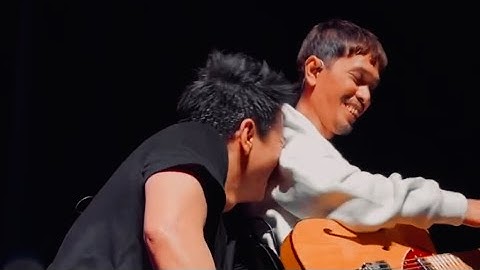 LUCU. Boriel kesat peluhnya di baju Lukman 😂 NOAH - Bintang Di Surga (Live in ZEPP KL 2022) #noah