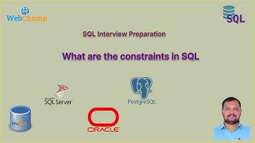 SQL Que 15: What are the constraints in SQL || Constraints: Primary Key, Foreign Key, Unique & More