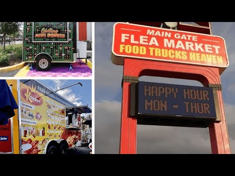 "FOOD TRUCK HEAVEN" ORLANDO, FLORIDA WALKTHROUGH!!!! - YouTube
