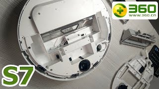Робот пылесос 360 S7 – как разобрать, что внутри, лидар, шасси, мотор