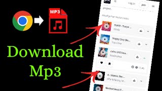 Cara Download Lagu MP3 Menggunakan Chrome | Pengunduh lagu MP3