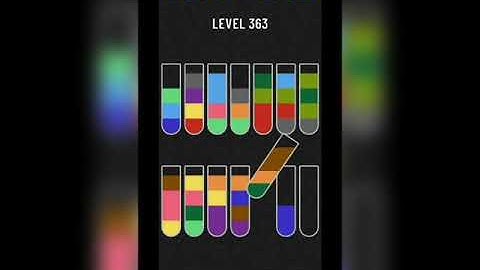Water sort puzzle level 363