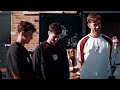 Chris Rigg, Robin Roefs and Trai Hume try PROPA pies with Si King
