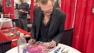 Famous Richard Brake signing my 3 From Hell vinyl at Creepiecon Profile