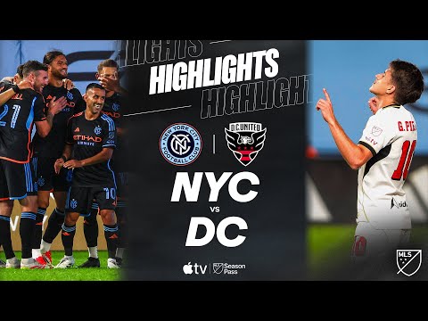 New York City FC vs. D.C. United | Full Match Highlights | Pirani Brace!