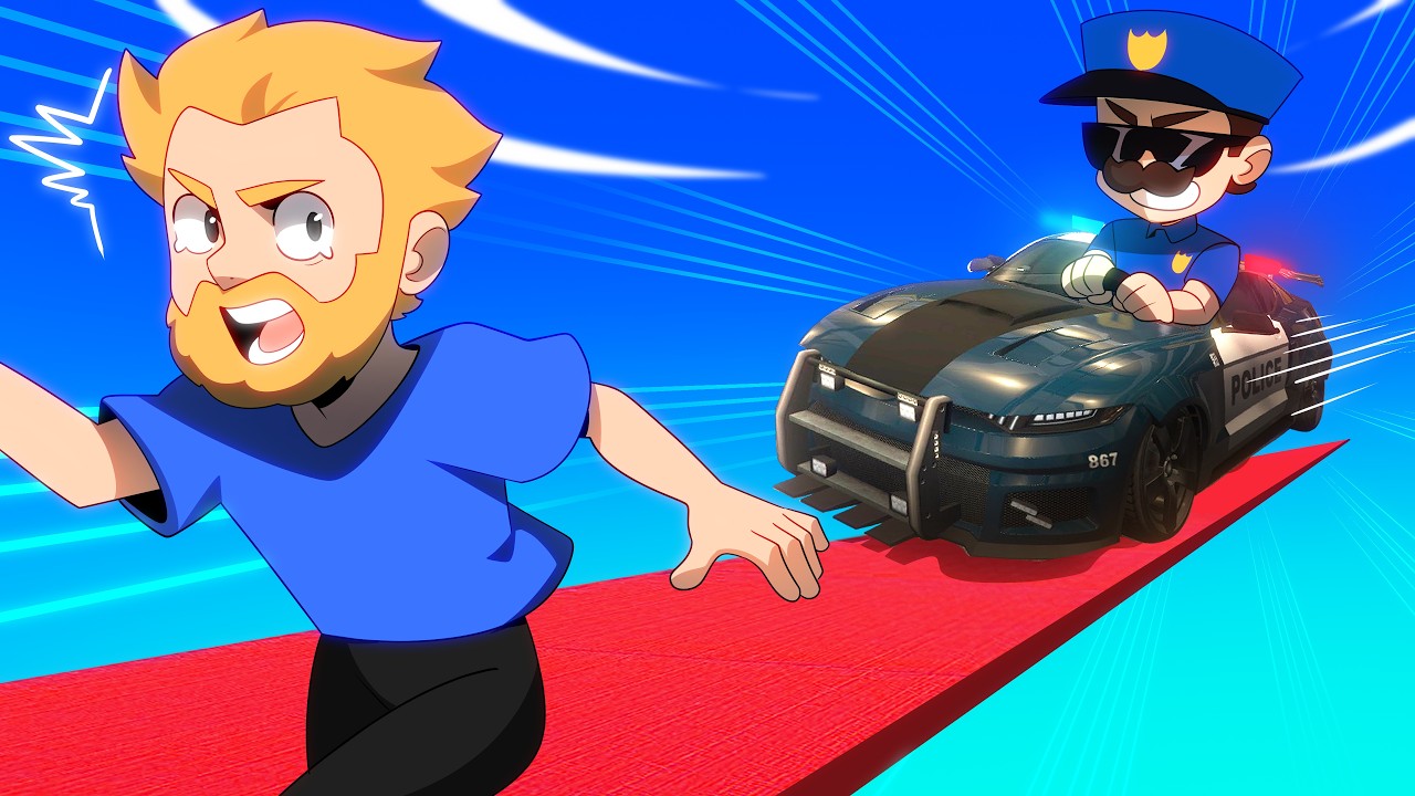Runners VS. Cops Deathrun in GTA 5!