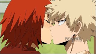 Kiribaku Kiss Behind The Scenes (BTS) - Kirishima Eijirou x Bakugo Katsuki (YAOI) Resimi