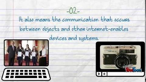 The Internet of Things and Big Data