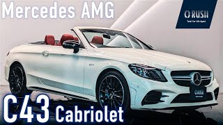 2021 メルセデスAMG Cクラスカブリオレ C43 4マチック ダイヤモンドホワイト