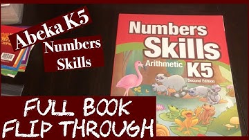 Abeka K5 Numbers Skills Full Book Flip Through // Homeschool Curriculum