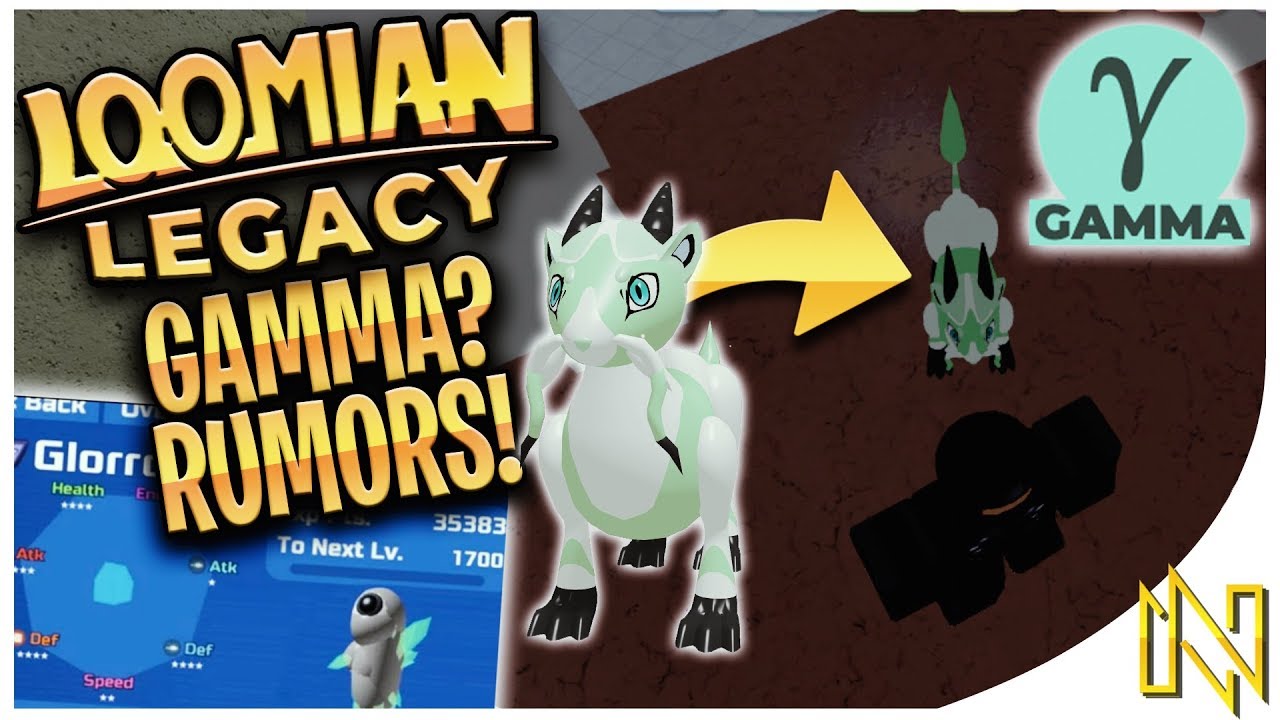 First Gamma Loomian Rumors Ep1 Loomian Legacy Youtube - giving away gleamings starters now loomian legacy roblox