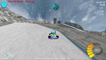 SuperTuxKart 0.8.1 Snow Peak reverse