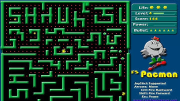 FS PACMAN FAST STONE PAC MAN CLONE FASTSTONE MICROSOFT WINDOWS PC COMPATIBLE