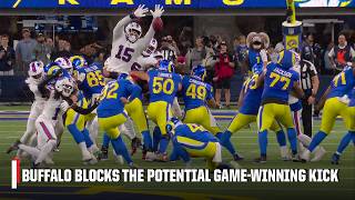 Information ABSOLUTE CHAOS 😲 Buffalo Bills BLOCK the Rams' game-winning field goal attempt in OT | NFL on ESPN Update