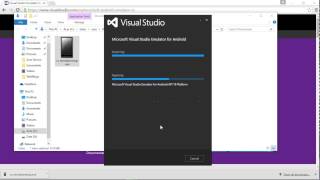 Fail to install Visual Studio Emulator for Android on Windows 10