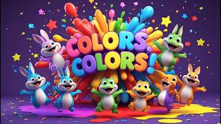 “🎨 Let’s Mix Colors! | Fun Color Song for Kids 🌈 Red + Blue = Purple!”