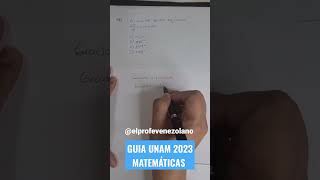 Conversión de Radianes a Grados - GUIA UNAM 2023 - MATEMÁTICAS