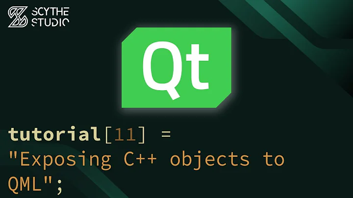 How to Add C++ Objects to your QML Application (Integrate C++)| Qt QML Tutorial #11 | Somco Software