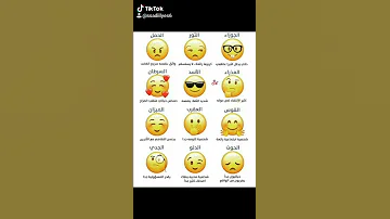 انواع ايموجي واسماءها ومعانيها 