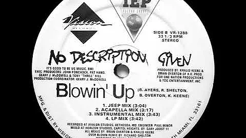No Description Given - Blowin' Up (Blow Out Mix)