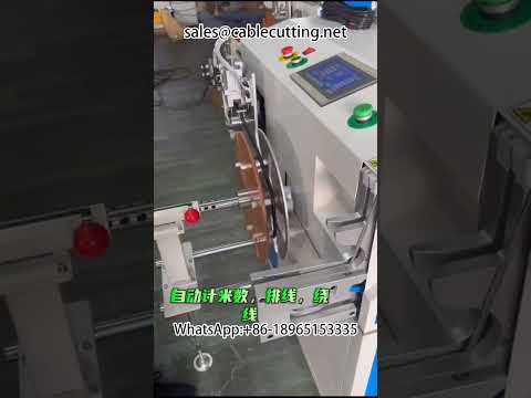 Automatic Meter Counting, Row Cutting, Winding, and Tying Machine