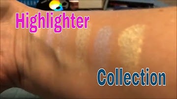 Makeup Collection/Mini Declutter Part 2 [Highlighters]
