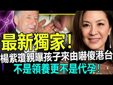 領養？代孕？試管？這些全不是！楊紫瓊深夜親曝孩子來由嚇傻港台！原來所有人都被托德騙了！【娛情娛理】