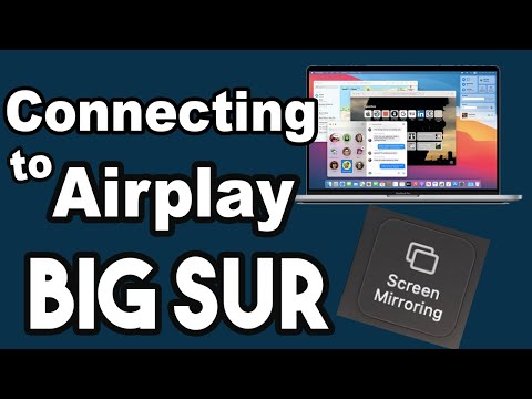 Connecting A Mac to AirPlay on Mac OS Big Sur