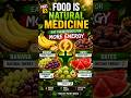 Food Is Natural Medicine | Eat These Foods For More Energy 🌿#energyboost #healthtips #Shorts #usa