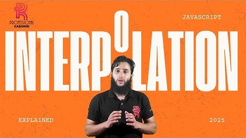 String Interpolation in javascript || asked in interviews