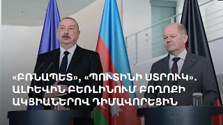 Արդեն սահմանագծում և սահմանազատում է իրականացվում. Ալիևը Բեռլինում ՀՀ-ի հետ խաղաղությունից է խոսել