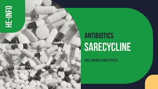 #Sarecycline | Uses, Dosage, Side Effects & Mechanism | Seysara