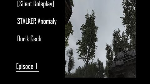 [Silent Roleplay] STALKER Anomaly, Borik Cech, Episode 1, Training Day
