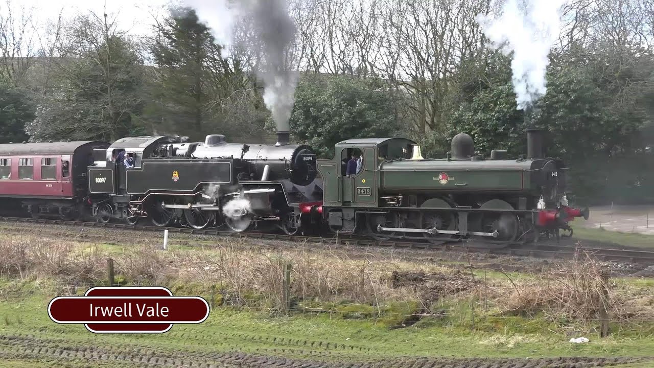 East Lancashire Railway Irwell Vale Double Steam Train