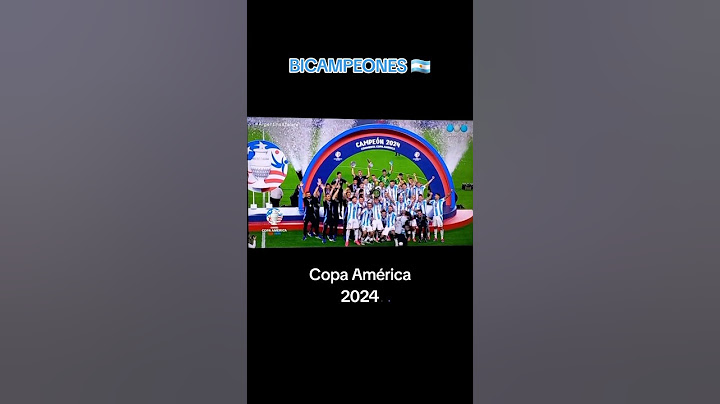Campeones otra vez 🇦🇷 Gracias muchachos! #Argentina #Bicampeones #CopaAmerica #CopaAmerica2024