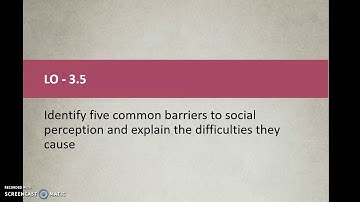 Lecture 7: Social Perception & Attribution