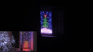 Гирлянда на диодах WS2812B. Часть №5. В Новогоднюю ночь.. ESP32 ESP8266 ArduinoIDE LED Matrix Strips