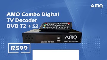 Amo Combo Decoder HD Digital Terrestrial Satellite Receiver DVB-T2+S2