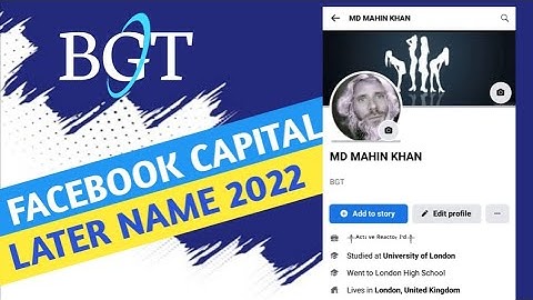 How to create capital letters name on Facebook 2022 || Facebook capital letters name tricks 2023