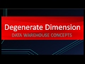 Use of Degenerate Dimension | Data warehouse Concepts
