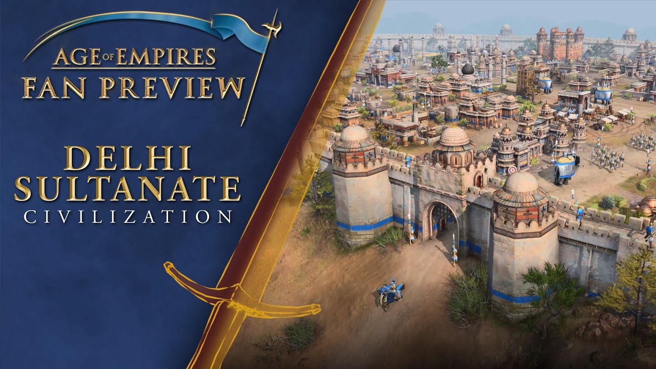 Age of Empires IV Delhi Sultanate Civilization Reveal [Audio Descriptions] YouTube