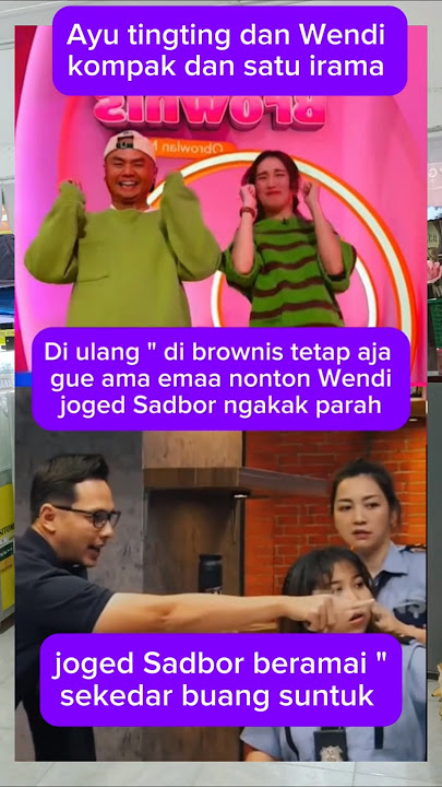 joged Sadbor ramai' bikin ngakak#ayutingtingviral #wendy #duniaartist #artisviral #shorts